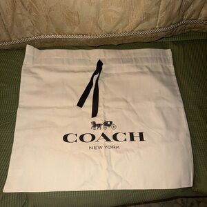 New coach large dust bag